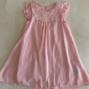Baby Gap pink chiffon dress